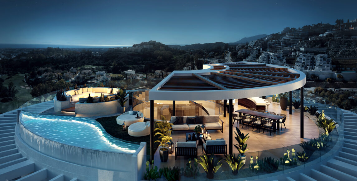 Marbella: Luxus rezort lélegzetelállító panorámás kilátással