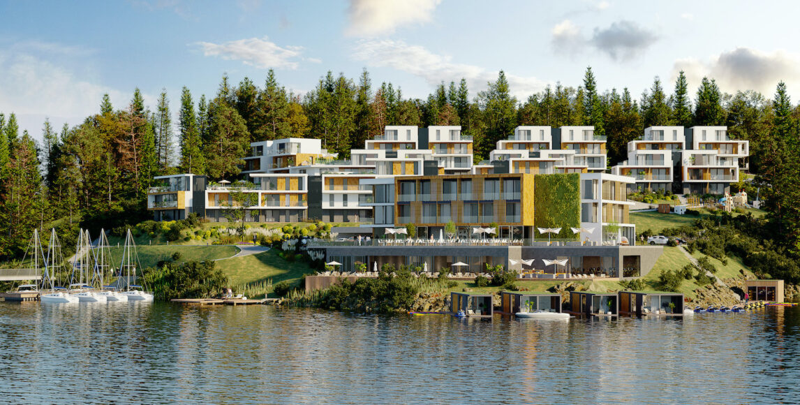 4* SPA rezort a tótól való első sorban, 7%-os garantált jövedelem