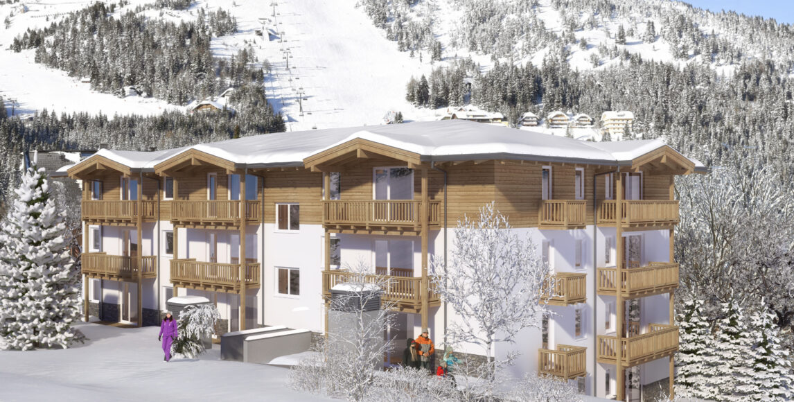 Modern alpesi apartmanok 500 méterre a felvonótól