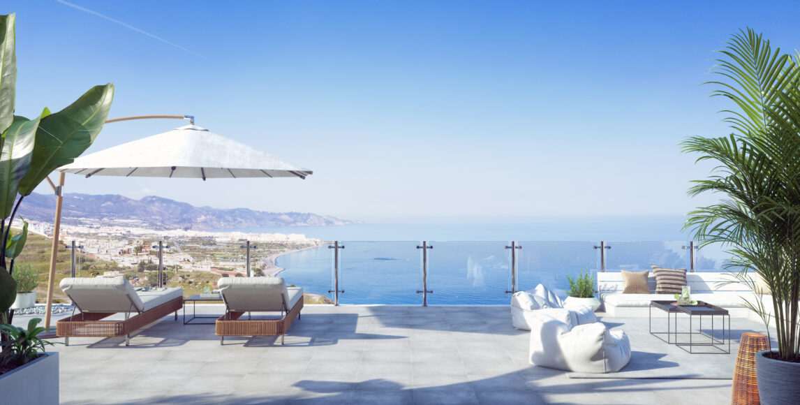 Lenyűgöző apartmanok és penthouse-ok lenyűgöző kilátással a Costa del Sol-ra