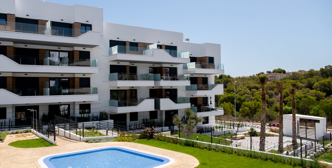 Új apartmanok golf és strandok közelében, Orihuela Costa