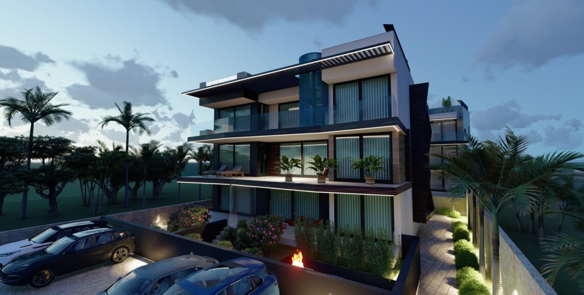 Kožino: Luxus apartmanok 70 méterre a strandtól