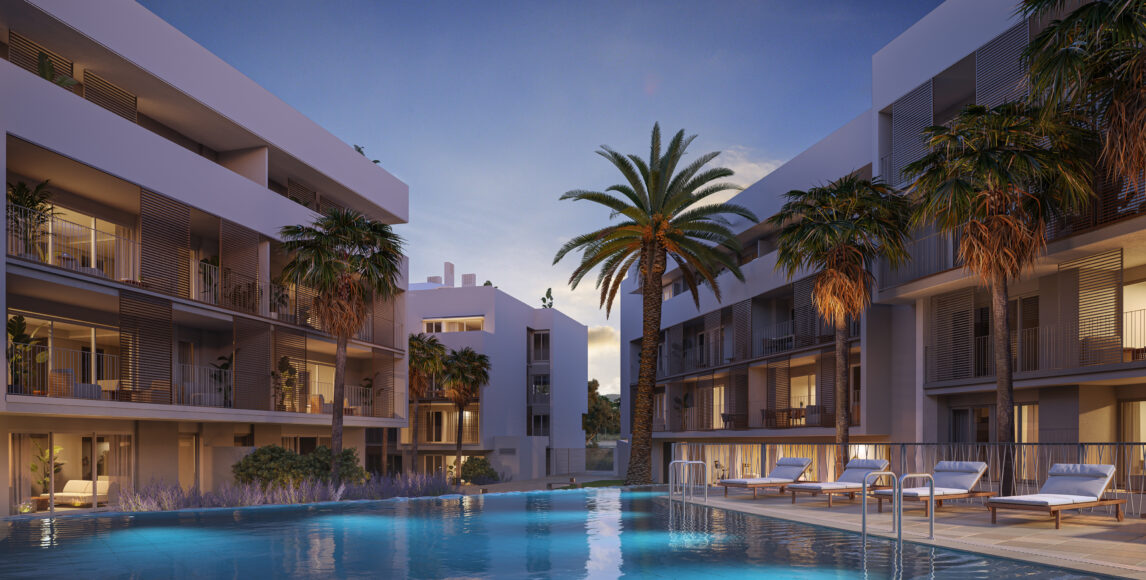 Új, modern apartmanok mindössze 4 percre a strandtól és a kikötőtől