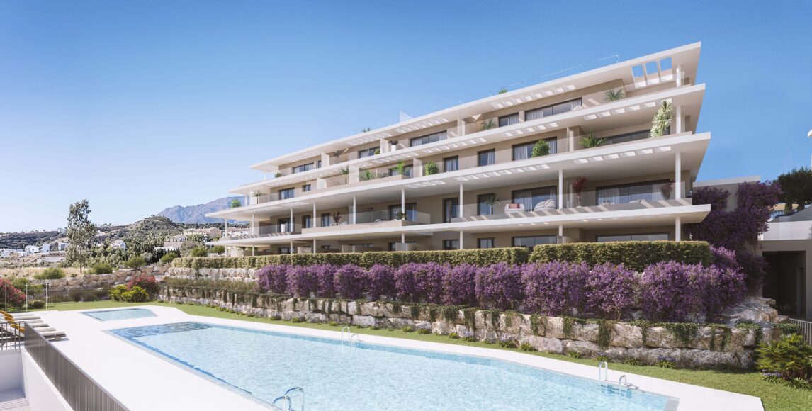 Estepona: Új apartmanok panorámás kilátással a tengerre