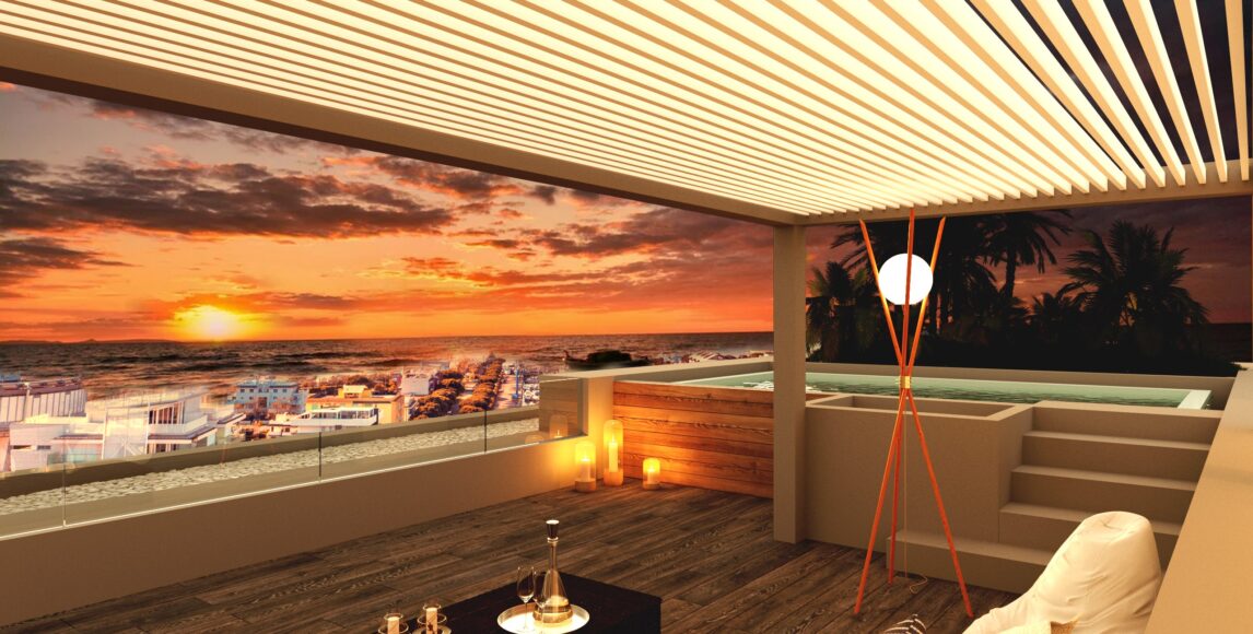 Exkluzív apartman panorámás kilátással, mindössze 200 méterre a strandtól