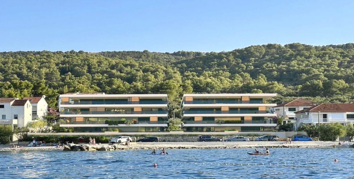Új luxus apartmanok a tengertől való első sorban