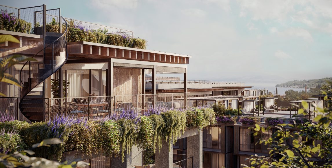 Exkluzív apartmanok egy 5*-os üdülőhelyen a Garda-tó partján