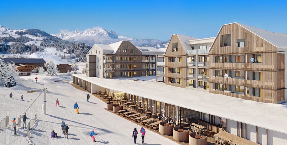 Új ski-in/ski-out apartmanok és faházak Ausztria legnagyobb síterületén