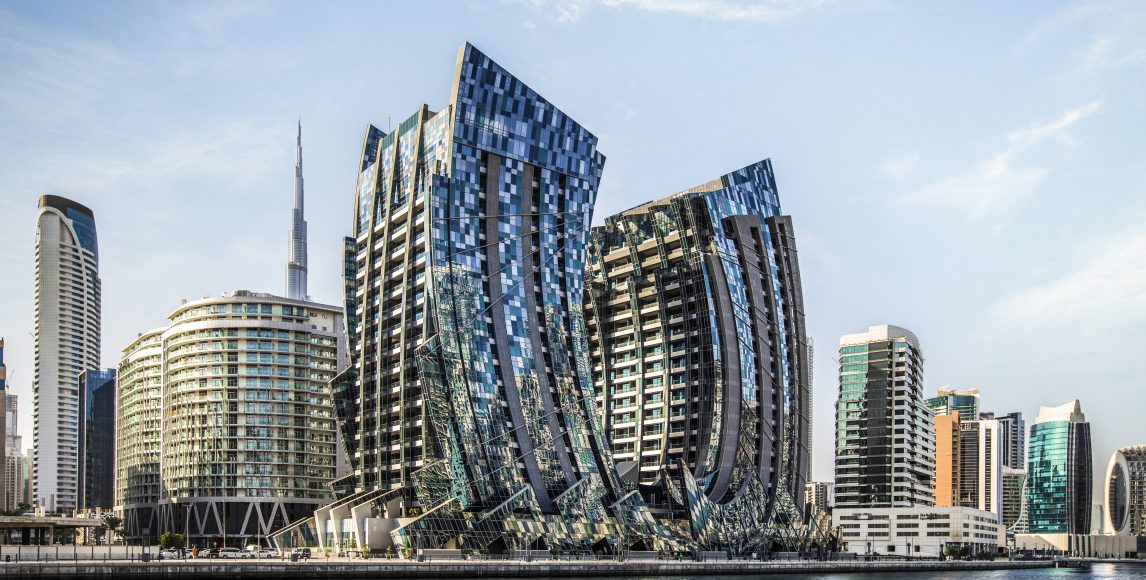 Pagani által tervezett rezidencia, kilátással a Burj Khalifára