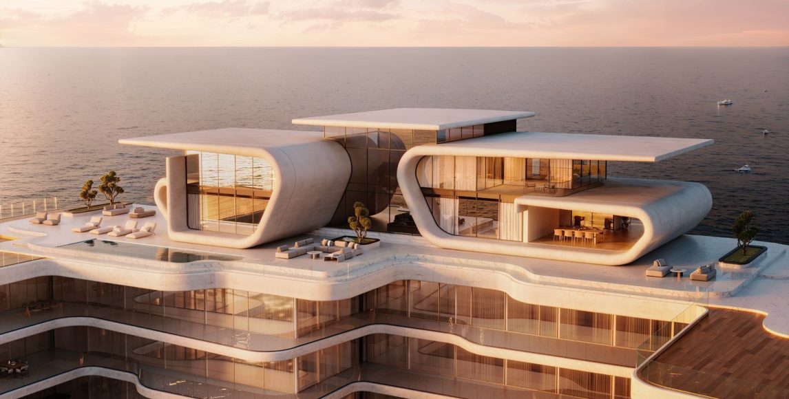 Utolsó eladó villa az Aston Martin tervezési projektben a tengertől való 1. sorban