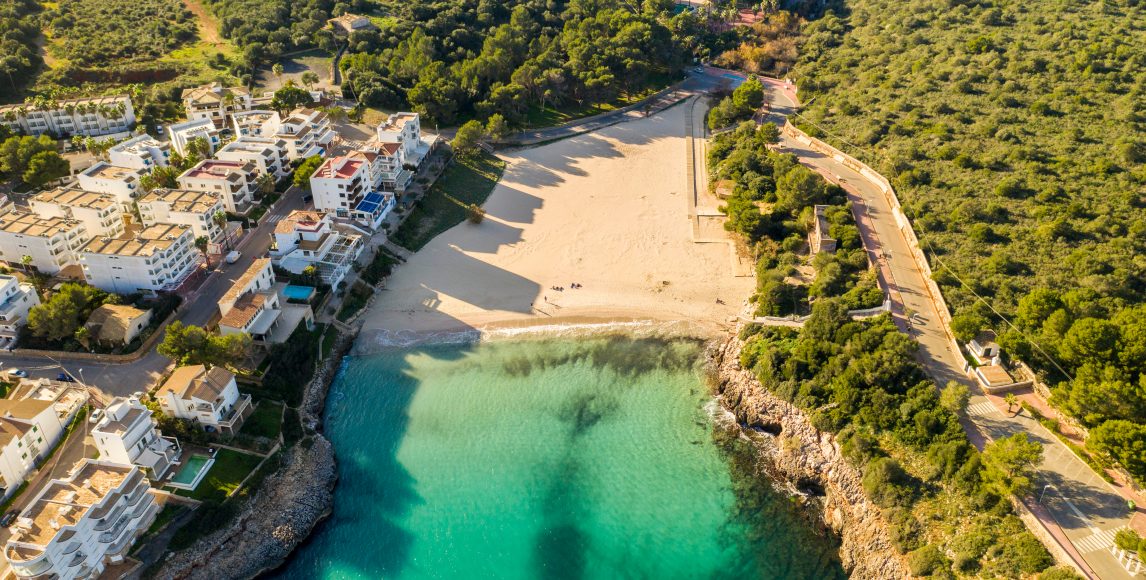 4 csillagos apartmanok mindössze 250 méterre Cala Marçal aranyló strandjától Mallorcán