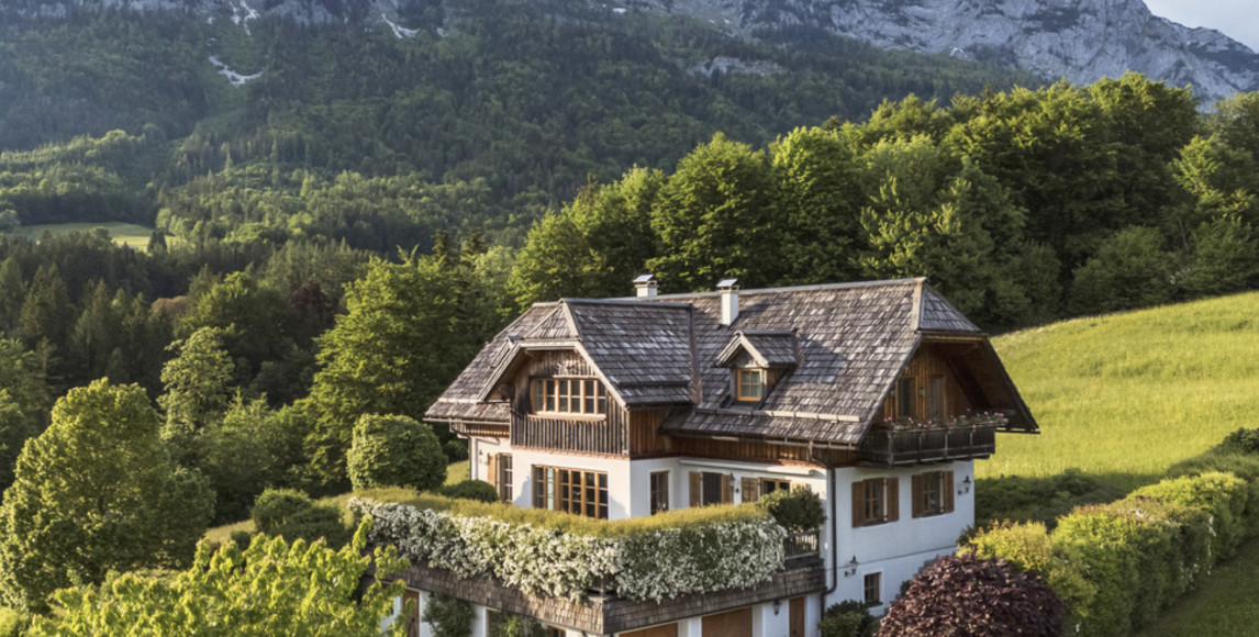 Exkluzív villa a Grundlsee-tónál: magánélet, természet és panorámás kilátás