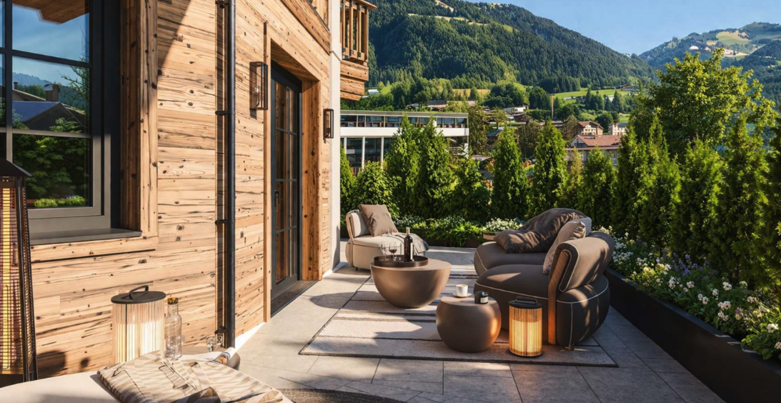 Luxus apartmanok Kitzbühel központjában, gyalogosan elérhető távolságban a felvonótól