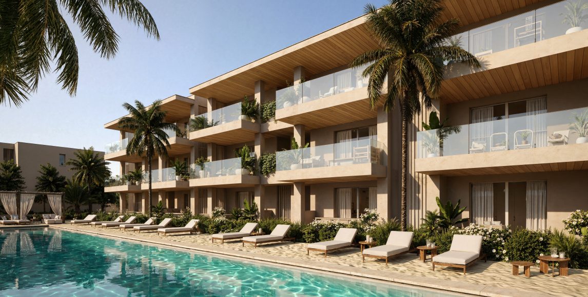Tengerparti apartmanok Lido di Jesolóban, 550 méterre a strandtól, saját medencével.